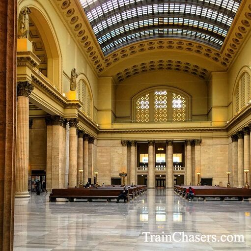 Interior of Chicago Union Station.